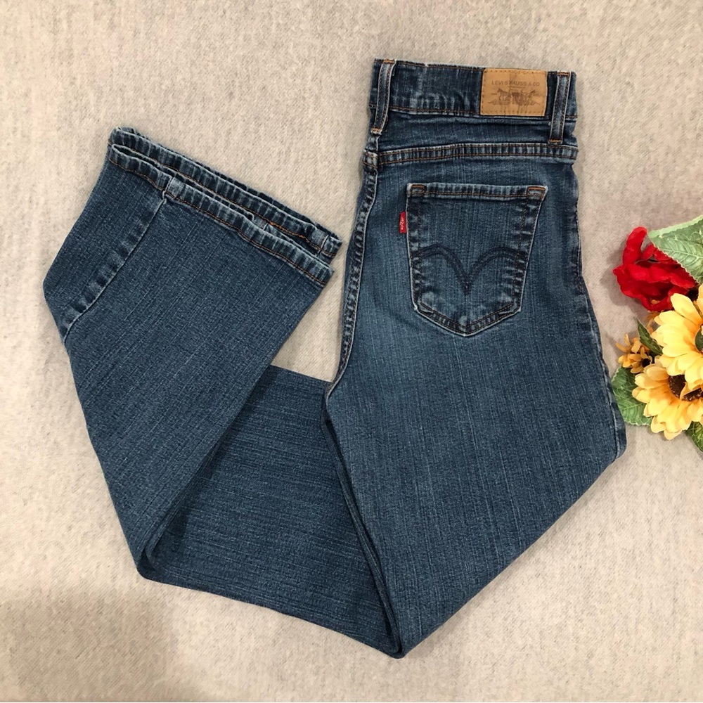 Levi's ‘Perfectly Slimming’ Women's Boot Cut Indigo Straight Leg Jeans
